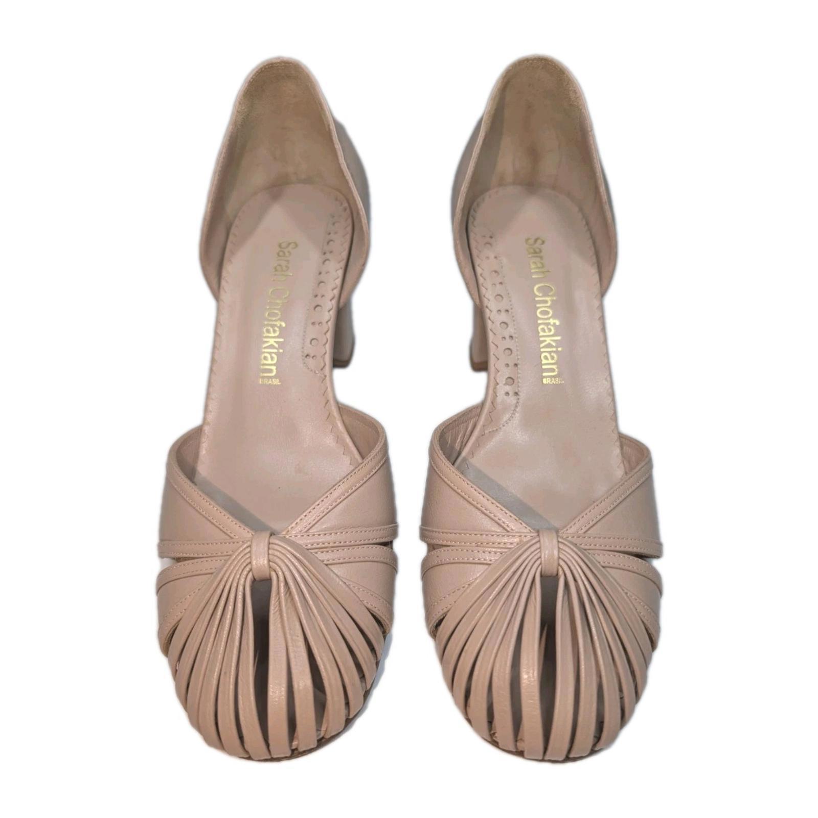 Sarah Chofakian Sarah Leather Pumps Designer Luxury Leather Sz Us 6 / Eu 37 $836